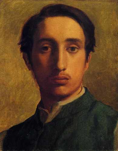 Degas Edgar Degas In A Green Jacket A4 Photo Print