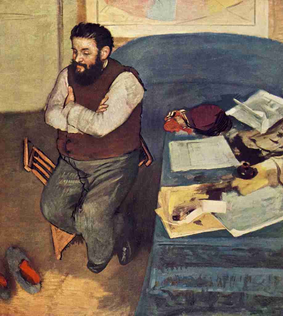 Degas Edgar Diego Martelli 1879 A4 Photo Print