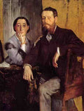 Degas Edgar Edmond And Therese Morbilli A4 Photo Print
