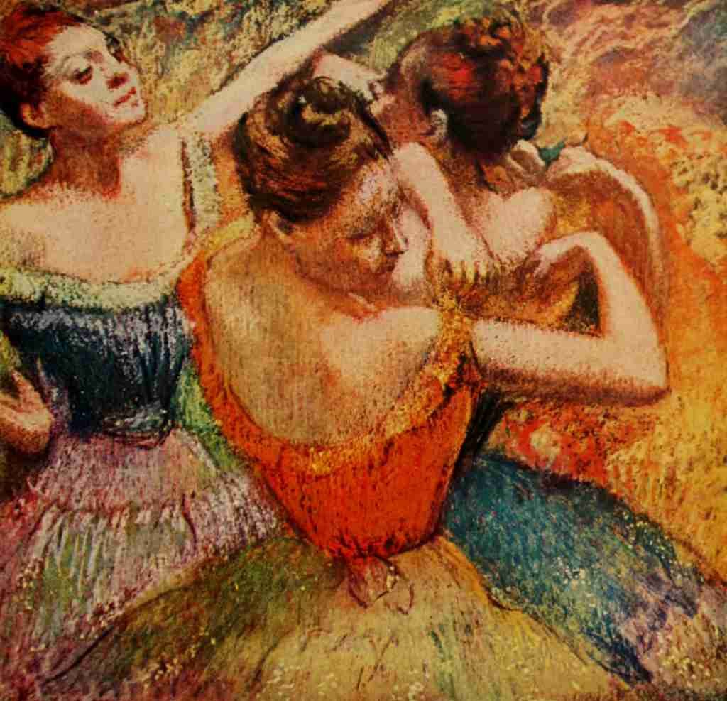 Degas Edgar Half length study of dancing girls 1899 A4 Photo Print