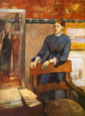 Degas Edgar Helene Rouart in Her Father s Study 1886 A4 Photo Print