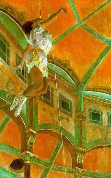 Degas Edgar La La At The Cirque Fernando A4 Photo Print