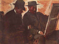 Degas Edgar Les Amateurs A4 Photo Print