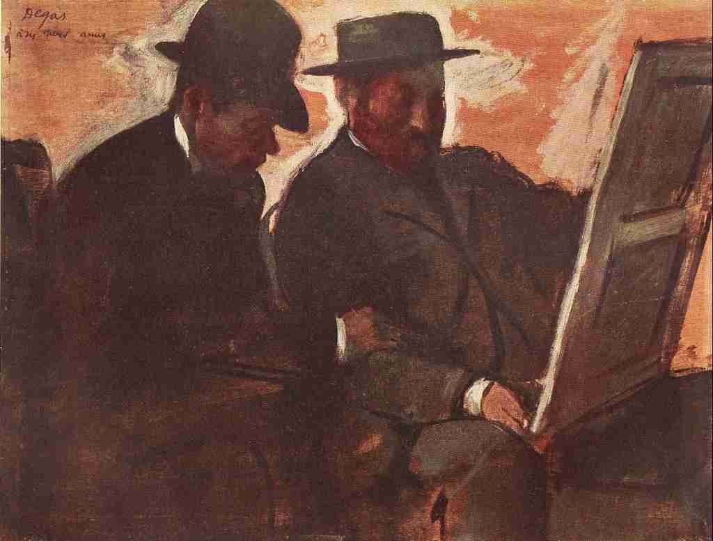 Degas Edgar Les Amateurs A4 Photo Print