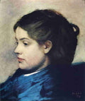 Degas Edgar Mlle Dobigny 1869 A4 Photo Print