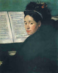 Degas Edgar Mlle Marie Dihau c1869 A4 Photo Print