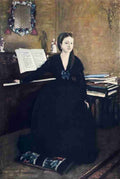 Degas Edgar Mme Camus at the Piano 1869 A4 Photo Print