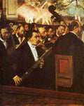 Degas Edgar Orchestra of the Opera 1869 A4 Photo Print