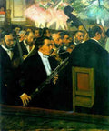 Degas Edgar Orchestra1 A4 Photo Print