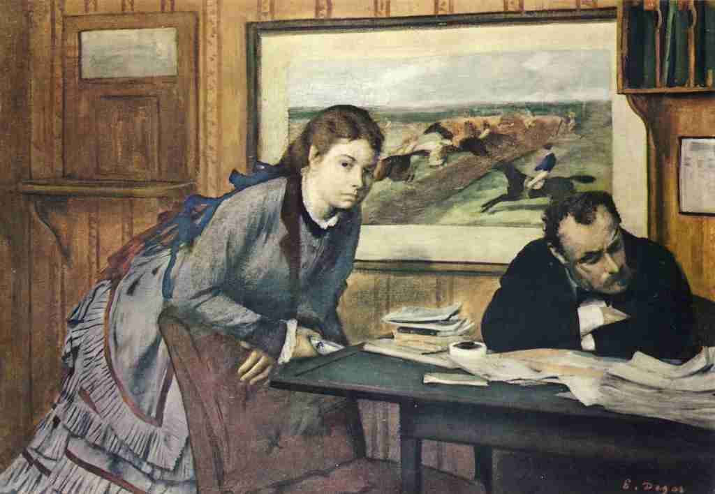 Degas Edgar Pouting c1874 A4 Photo Print