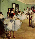 Degas Edgar The Dancing Class A4 Photo Print