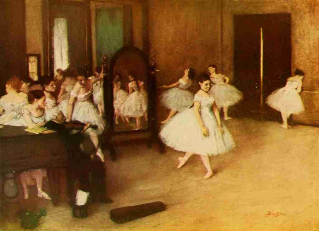 Degas Edgar The Foyer A4 Photo Print