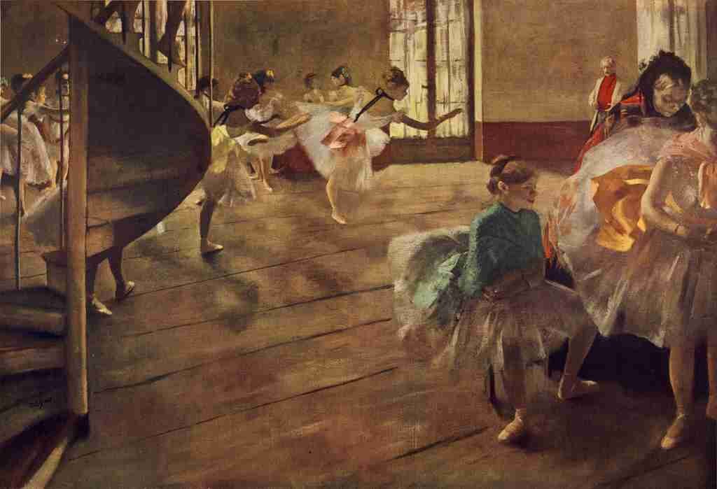 Degas Edgar The Rehearsal A4 Photo Print