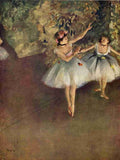 Degas Edgar Two Dancers on the Stage A4 Photo Print