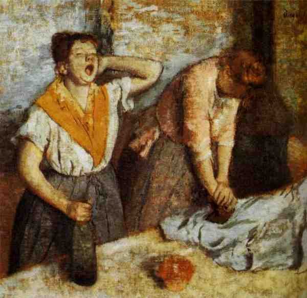 Degas Edgar Woman Ironing 1884 A4 Photo Print