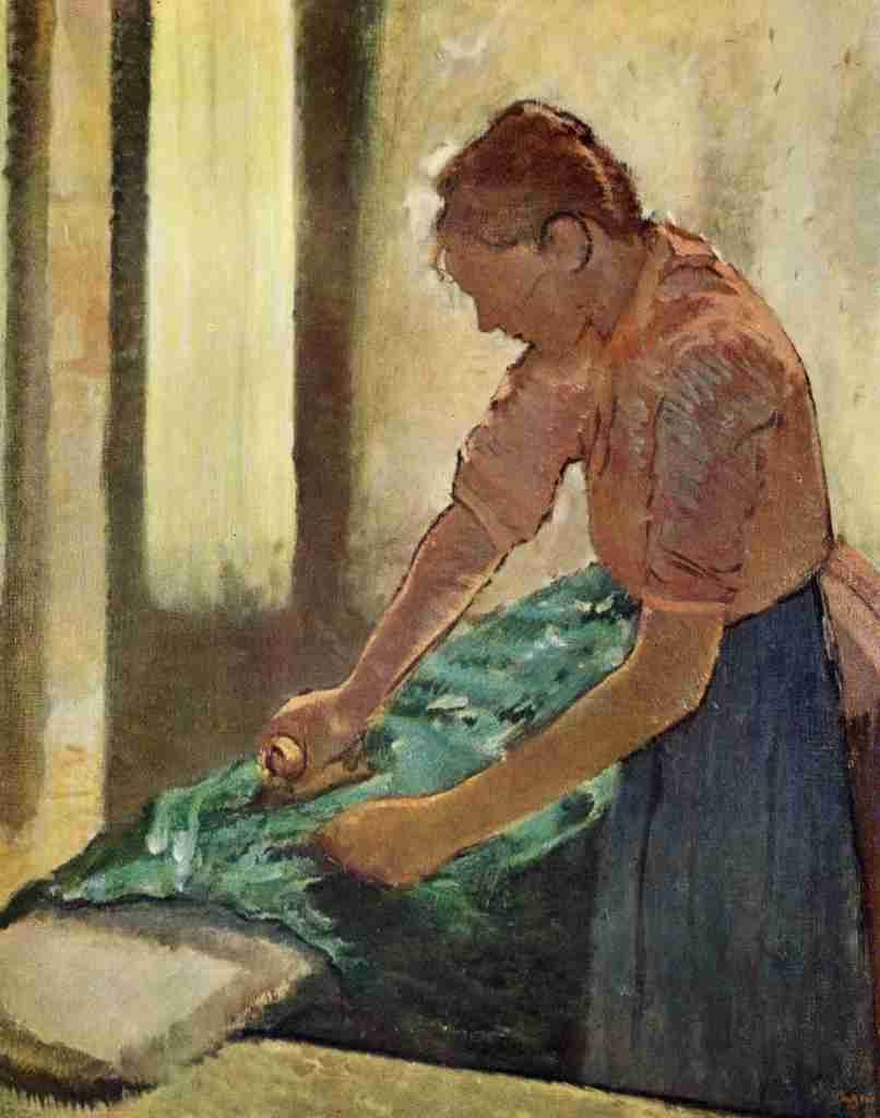 Degas Edgar Woman Ironing A4 Photo Print
