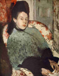 Degas Edgar Woman Seated A4 Photo Print