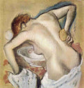 Degas Edgar Woman Sponging A4 Photo Print