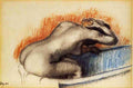 Degas Edgar Woman washing in the bath 1892 A4 Photo Print