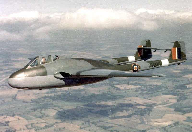 Dehavilland Dh100 Vampire Military A4 Photo Print