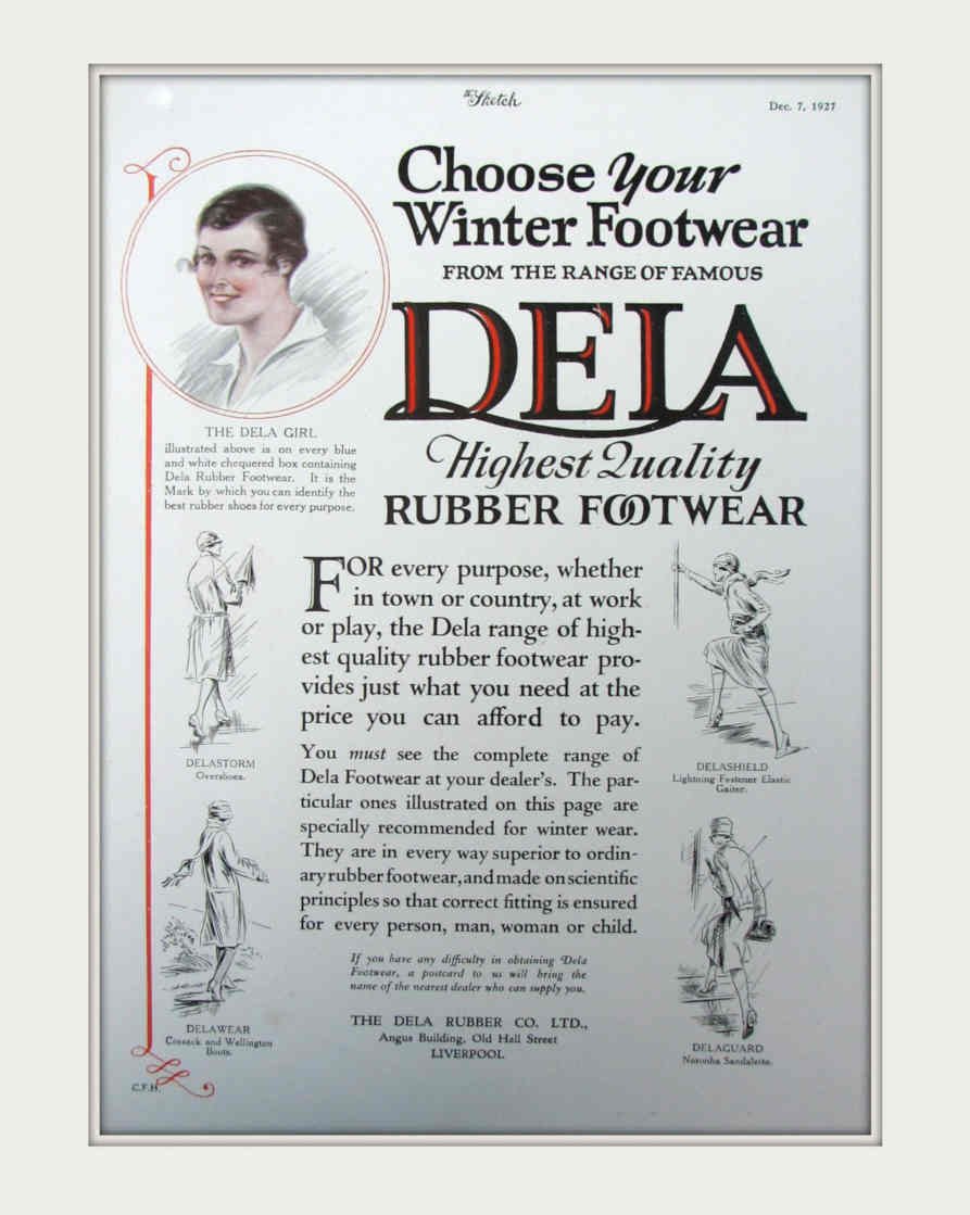Deia Boots Winter Vintage Retro Advert Poster A4 Photo Print