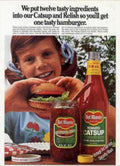 Del Monte Catsup Vintage Retro Advert Ads A4 Photo Print