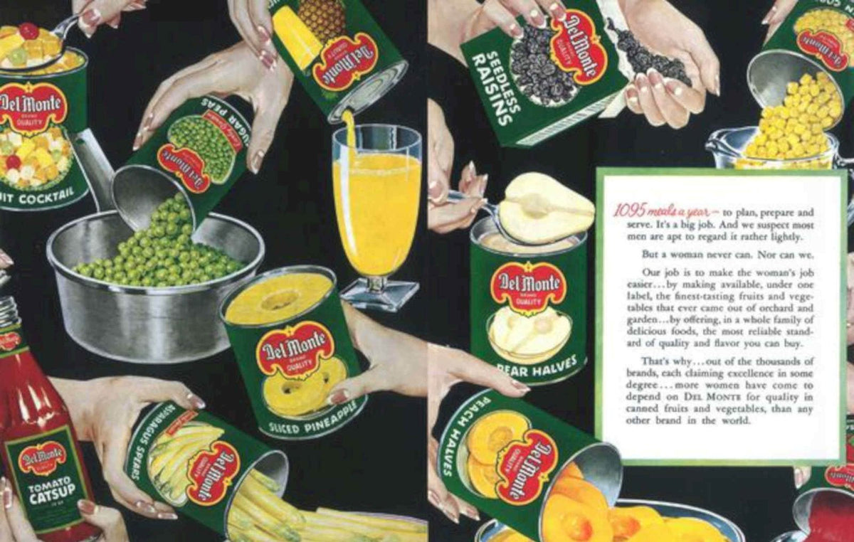 Del Monte Display Vintage Retro Advert Poster A4 Photo Print