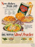Del Monte Peaches 2 Vintage Retro Advert Ads A4 Photo Print