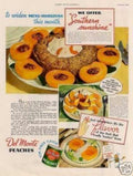 Del Monte Peaches 3 Vintage Retro Advert Ads A4 Photo Print