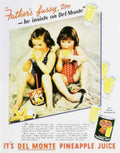 Del Monte Pineapple 3 Vintage Retro Advert Ads A4 Photo Print