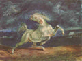 Delacroix Eugene 1798 1863 Horse frightened by a storm 1824 A4 Photo Print