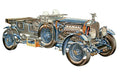 Delage D8 scaled cutaway A4 Photo Print