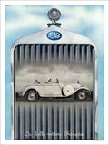 Delage French Car Advert 1930s Vintage Retro Advert Poster A4 Photo Print