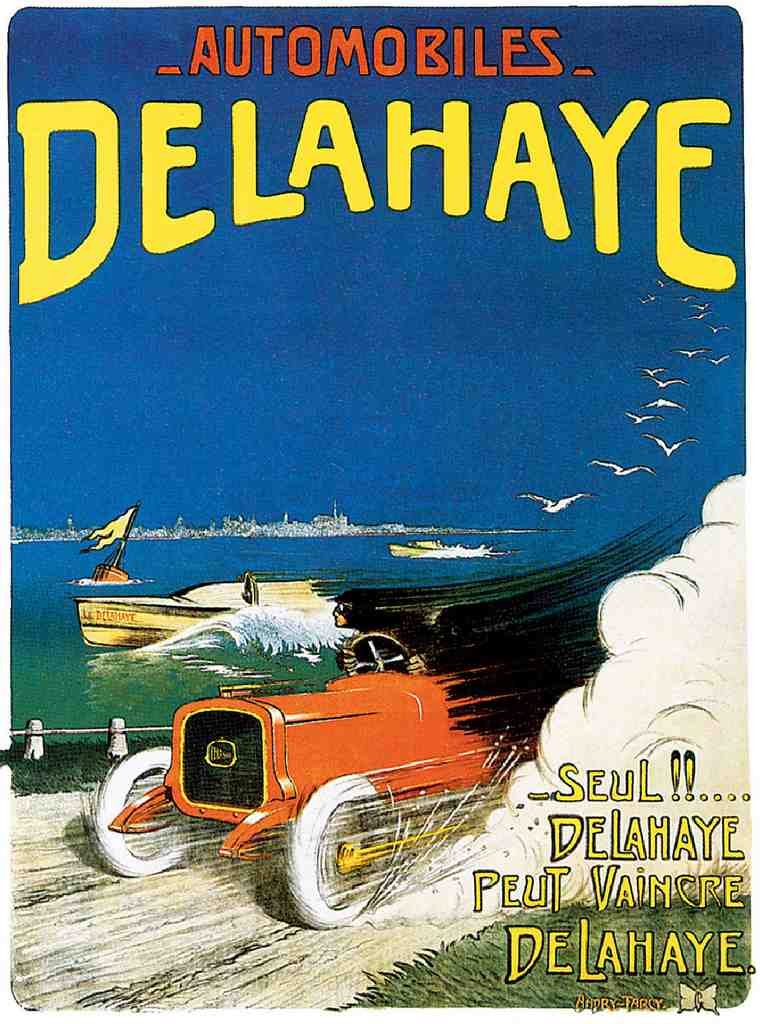 Delahaye 3 Vintage A4 Photo Print