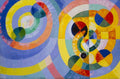 Delaunay Circular Forms Modernism A4 Photo Print
