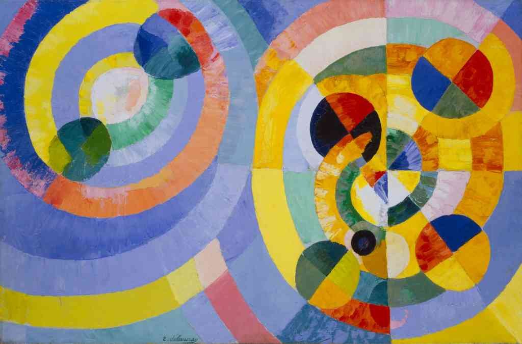 Delaunay Circular Forms Modernism A4 Photo Print