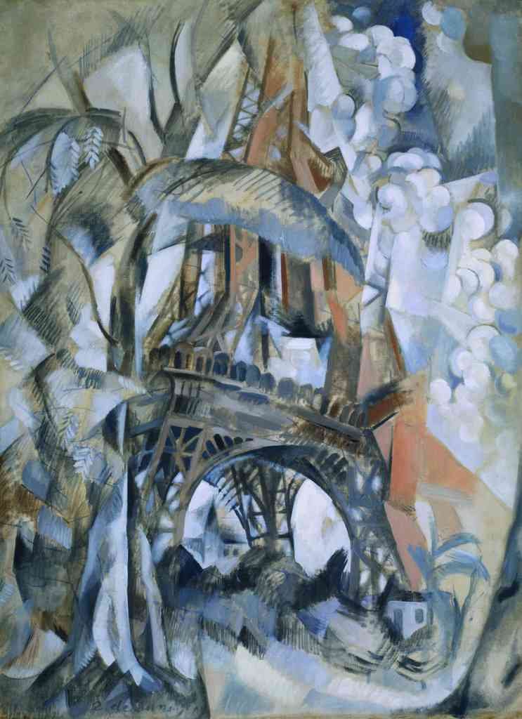 Delaunay Eiffel Tower Modernism A4 Photo Print