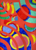 Delaunay Inspired Sonia Modernism A4 Photo Print