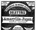 Delettrez Amaryllis Parfum Vintage Retro Advert Poster A4 Photo Print