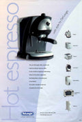Delonghi Espresso Machine 1990s Vintage Retro Advert
