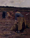 Delpy Hippolyte Camille The Potato Gatherers A4 Photo Print
