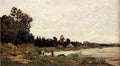 Delpy Hippolyte Camille Washerwomen In A River Landscape A4 Photo Print
