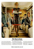 Delta Airplane Coffee 1960s Vintage Retro Advert