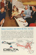 Delta Jets Sun 1960s Vintage Retro Advert