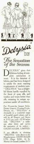 Delysia Span Dress Vintage Retro Advert Poster A4 Photo Print