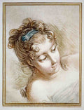 Demarteau Gilles 1722 1776 Head of a Woman A4 Photo Print