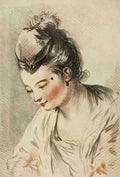 Demarteau Gilles 46 1916 Head of a lady A4 Photo Print