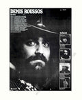 Demis Rousos Concert Vintage Retro Advert Poster A4 Photo Print