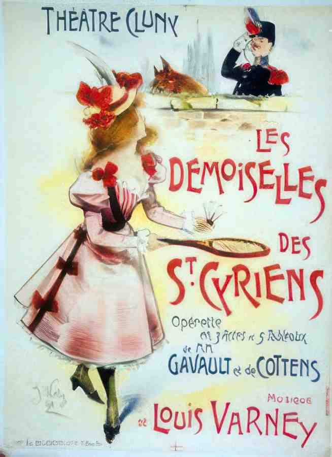 DemoisellesStCyriens Vintage Advert A4 Photo Print