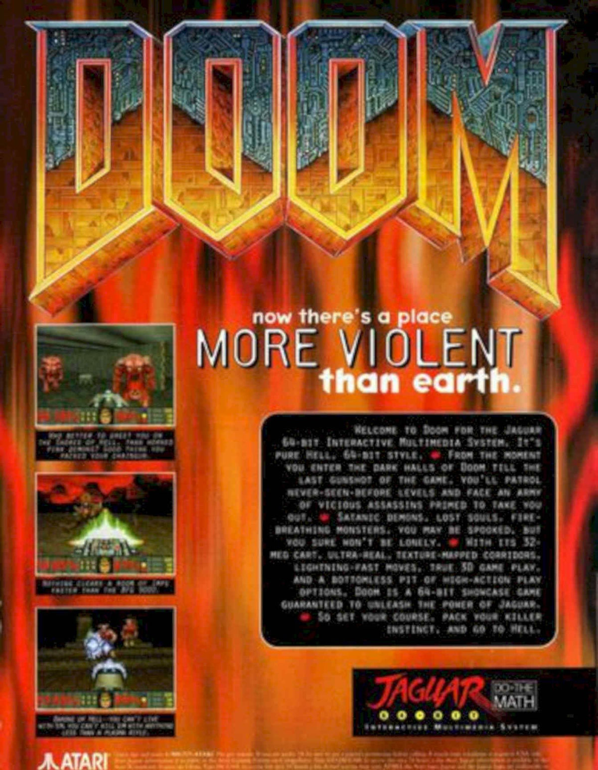 Demon Shotgun Maze Vintage Retro Advert Poster A4 Photo Print